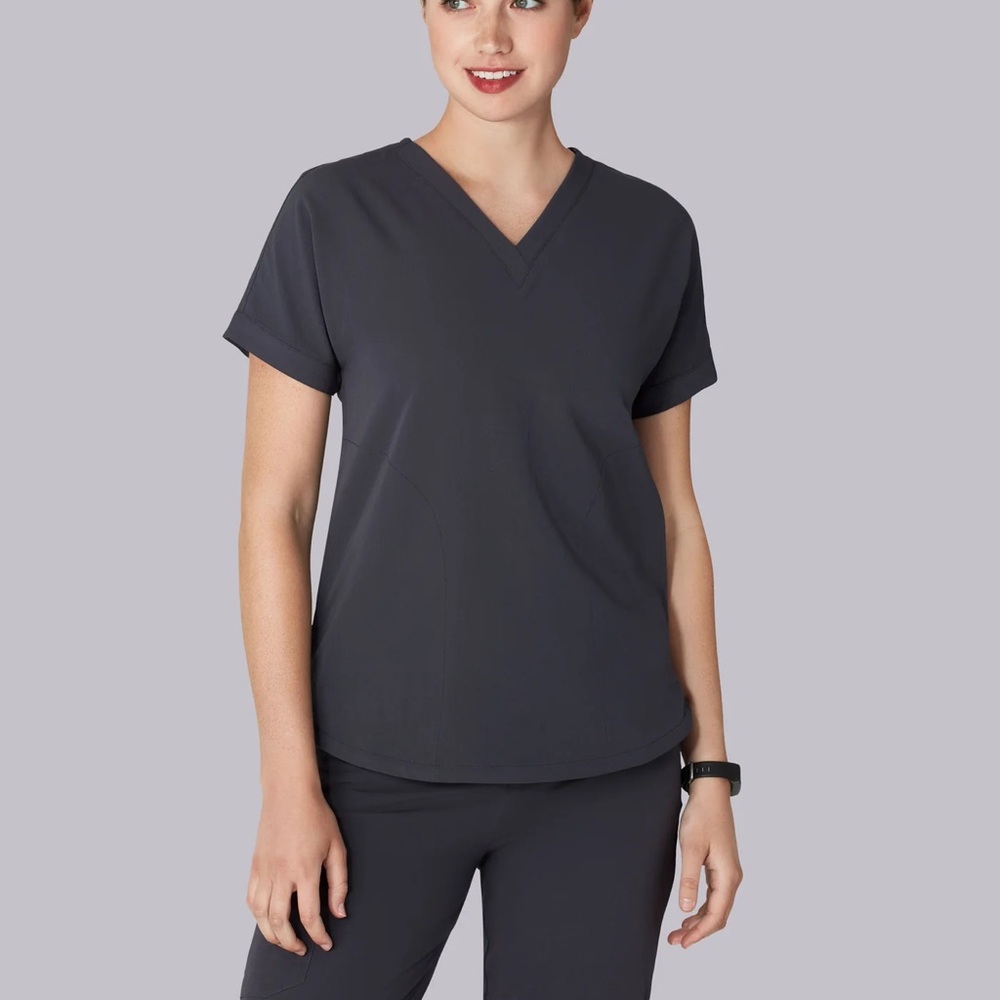 Mandala Scrubs Set in Pewter - Size Small